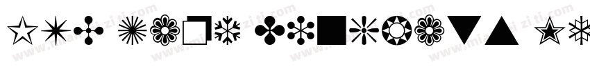 ITC Zapf Dingbats Me字体转换